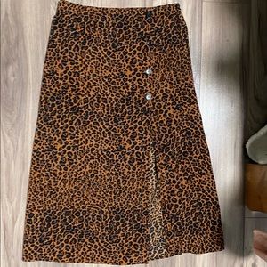Emory Park Cheetah Print Skirt